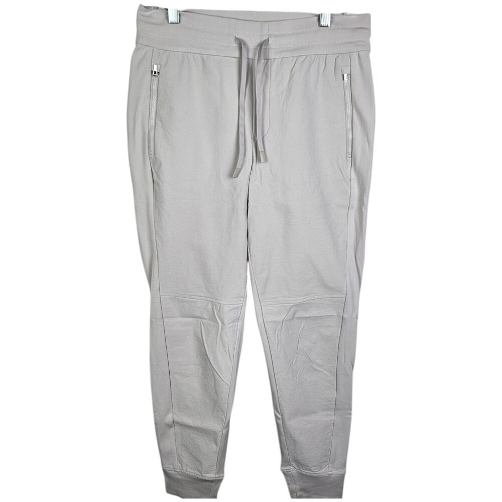 Athleta Women's  Mid Rise Jogger Birch Grey Elastic waist Pull On Size 6‎